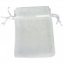 Bolsa organza branco