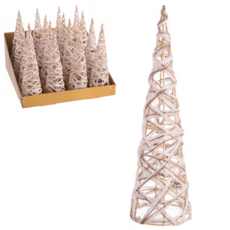 árvore de metal branco decoração de natal 7 50 x 7 50 x 25 cm
