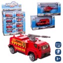 Caminhão de bombeiros metálico 6 m 8 cm