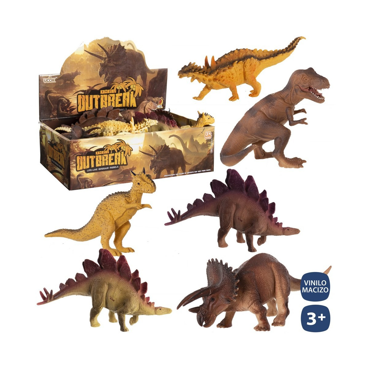 Vinil dinossauro 6 m 18 cm