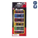 S 6 carro desportivo roda livre metal