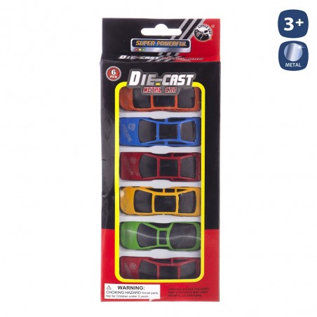S 6 carro desportivo roda livre metal