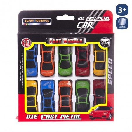 S 10 carro esportivo roda livre metal