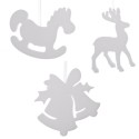 Figuras foam 3 m decoração natal 19 cm