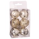 S 6 guizo metal ouro 4 x 4 x 4 cm