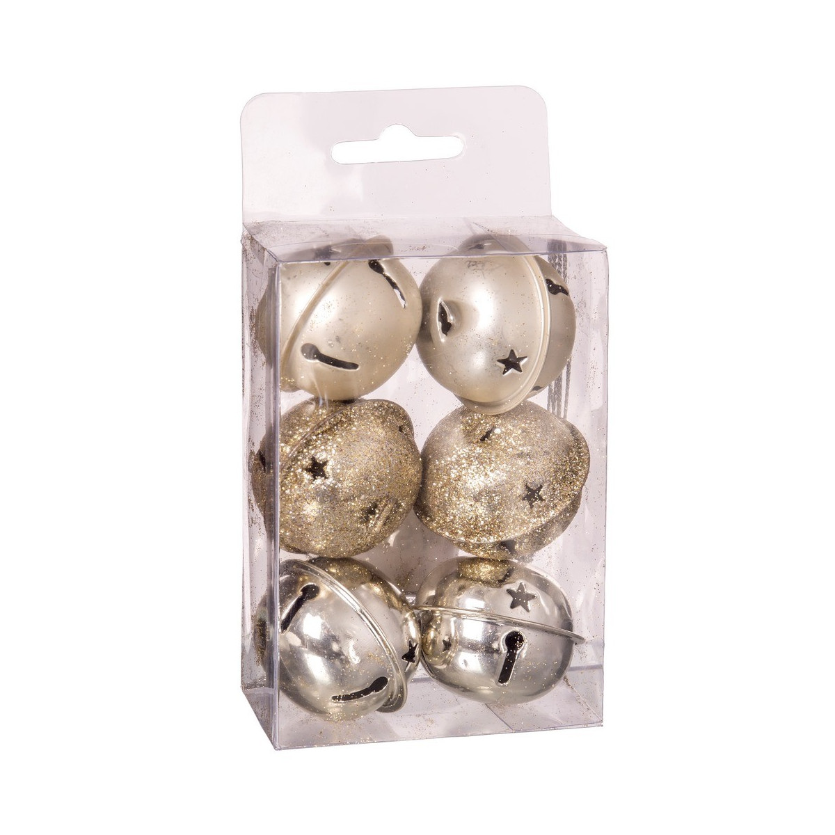 S 6 guizo metal ouro 4 x 4 x 4 cm