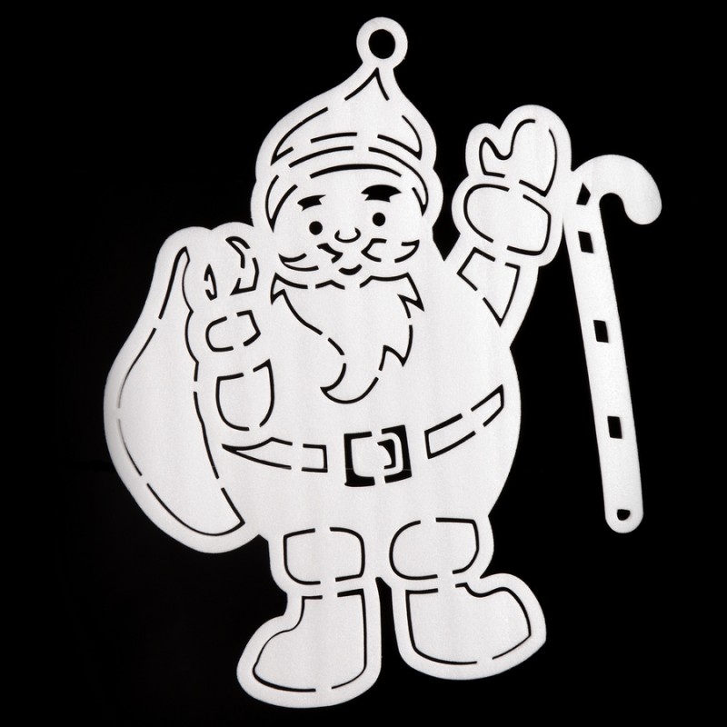 Adesivo de janela papai noel foam 60 x 53 cm