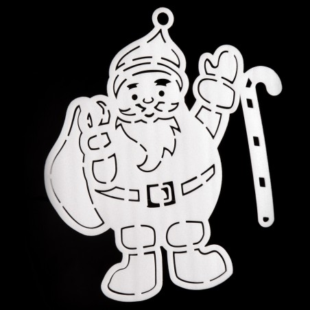 Adesivo de janela papai noel foam 60 x 53 cm