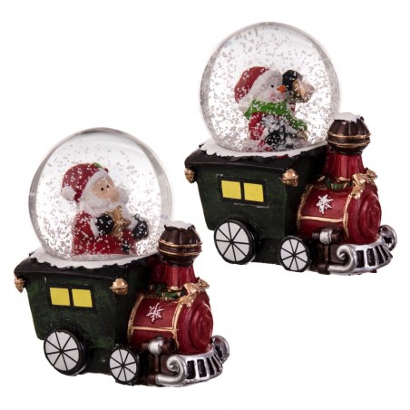 Bola de neve trem 2 m 6,50 x 4,50 x 8 cm