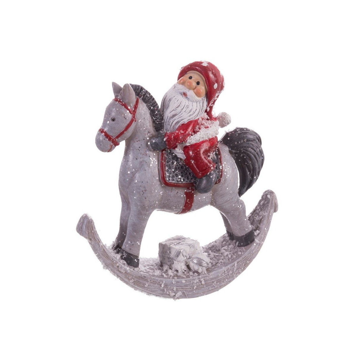 Papai Noel balanço 9,50 x 3,50 x 10,50 cm