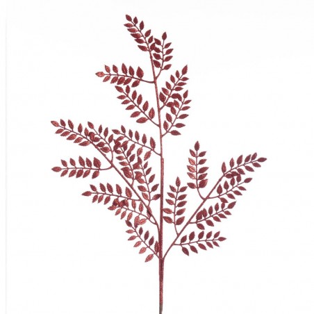 ramo azevinho com folhas vermelhas