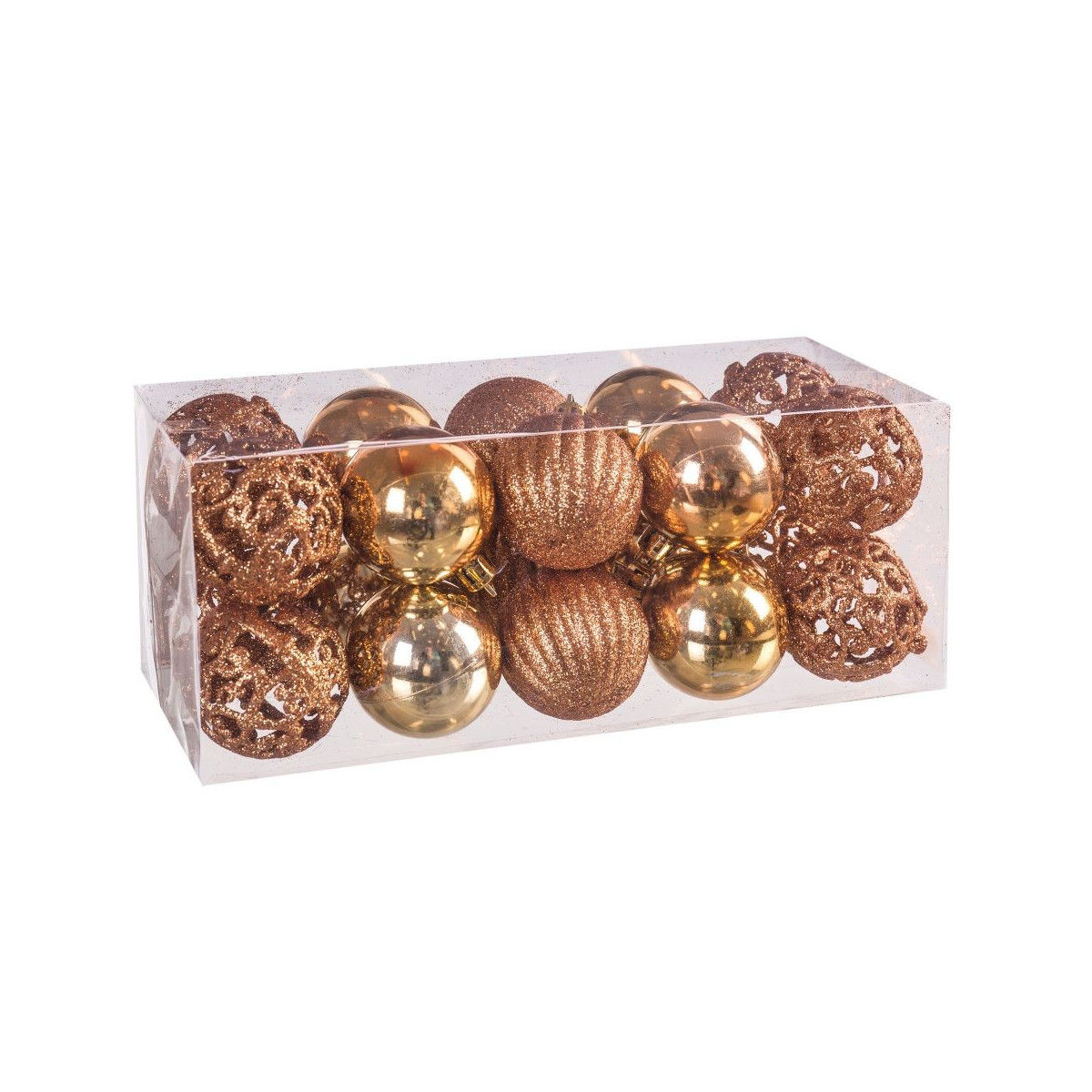S 20 bolas formas cobre 9,60 x 9,60 x 24 cm
