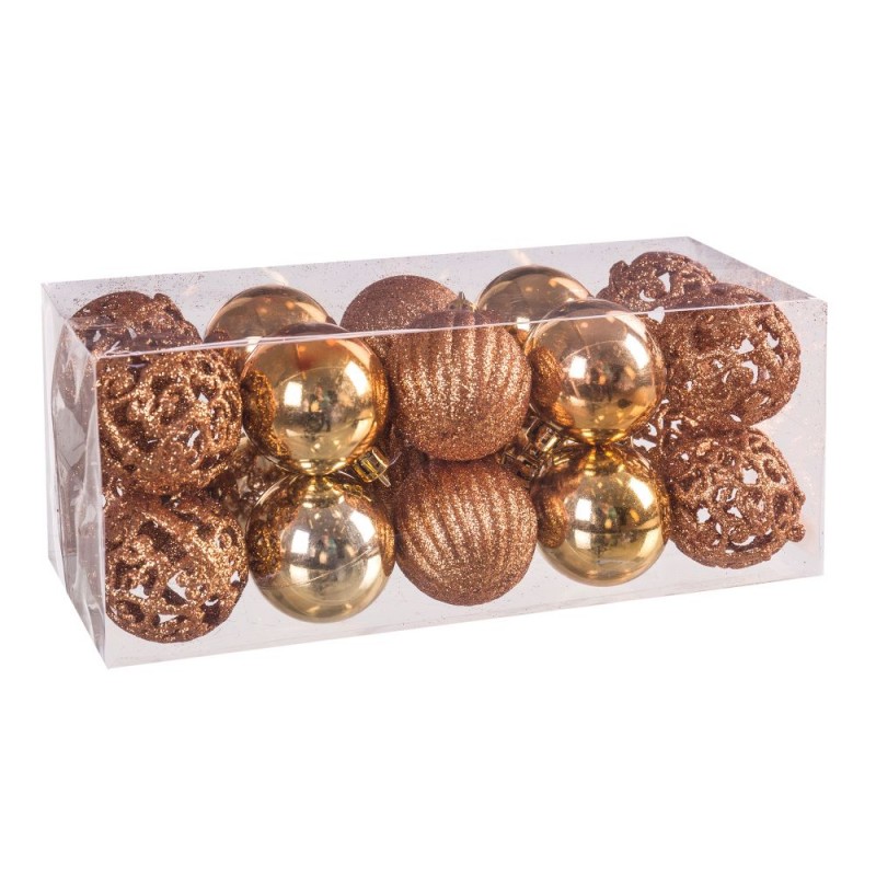 S 20 bolas formas cobre 9,60 x 9,60 x 24 cm
