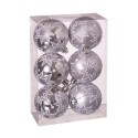 Bolas estrelas prata