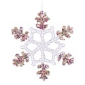 Colar estrela de neve 20 cm