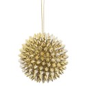 Bola de espeto de espuma dourada 10 x 10 x 10 cm