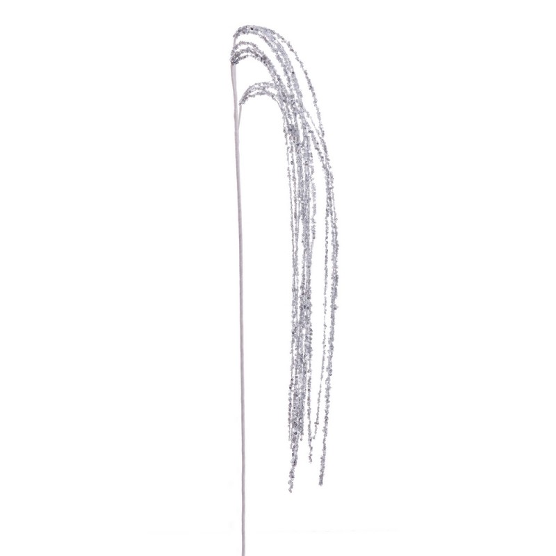 Ramo purpurina prata 120 cm