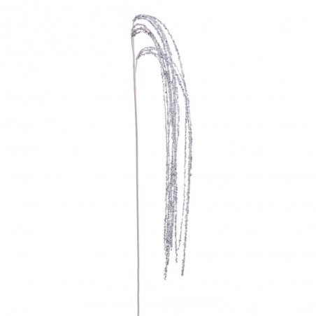 Ramo purpurina prata 120 cm