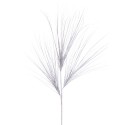 Ramo purpurina plástico prata 110 cm