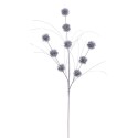 Ramo de purpurina plástico prata 70 cm