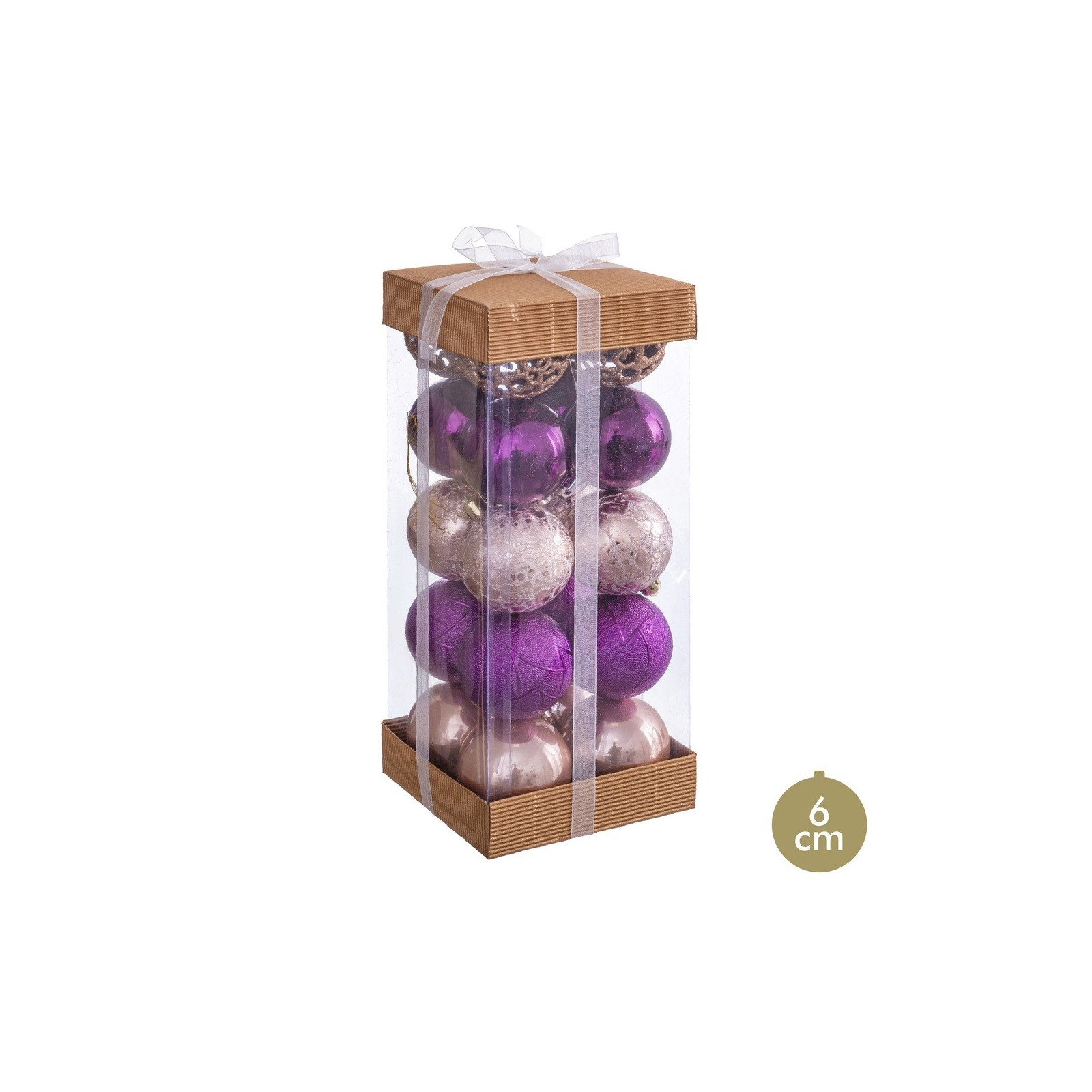 S 20 bolas mistas de pvc 6 x 6 x 6 cm