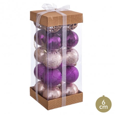S 20 bolas mistas de pvc 6 x 6 x 6 cm