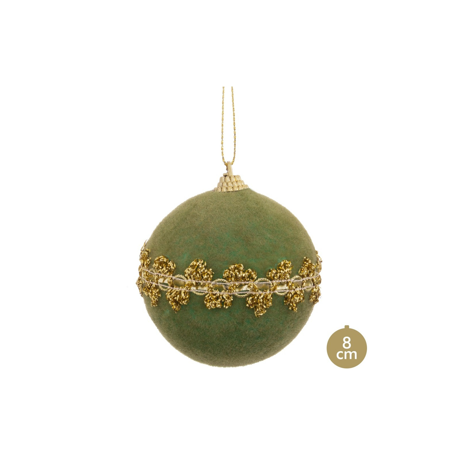 Bola de espuma verde 8 x 8 x 8 cm