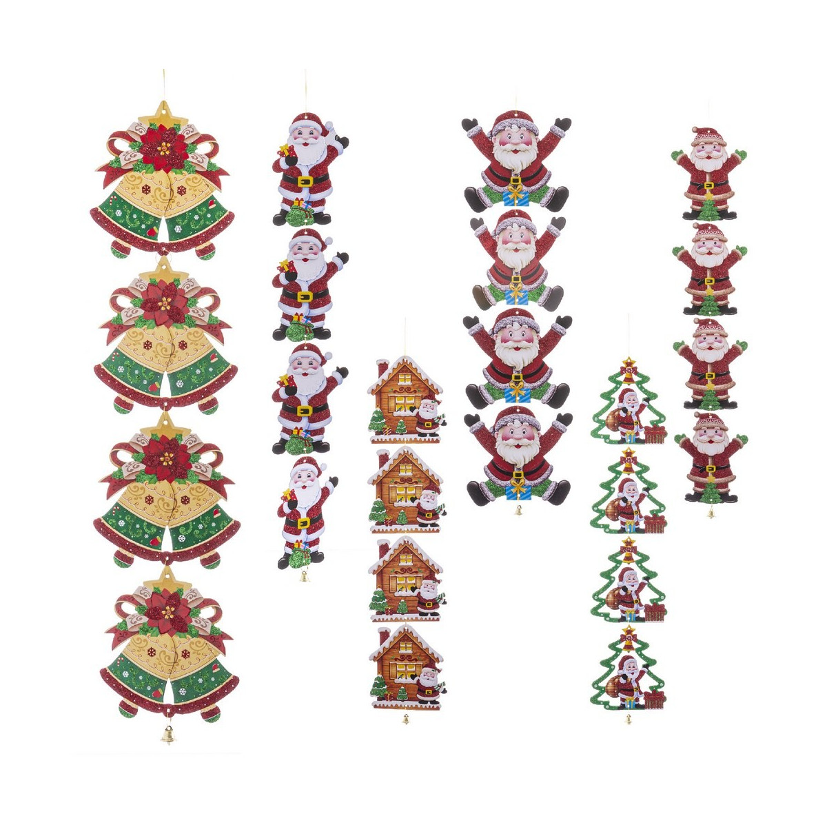 Pendente 4 figuras 16 x 75 cm