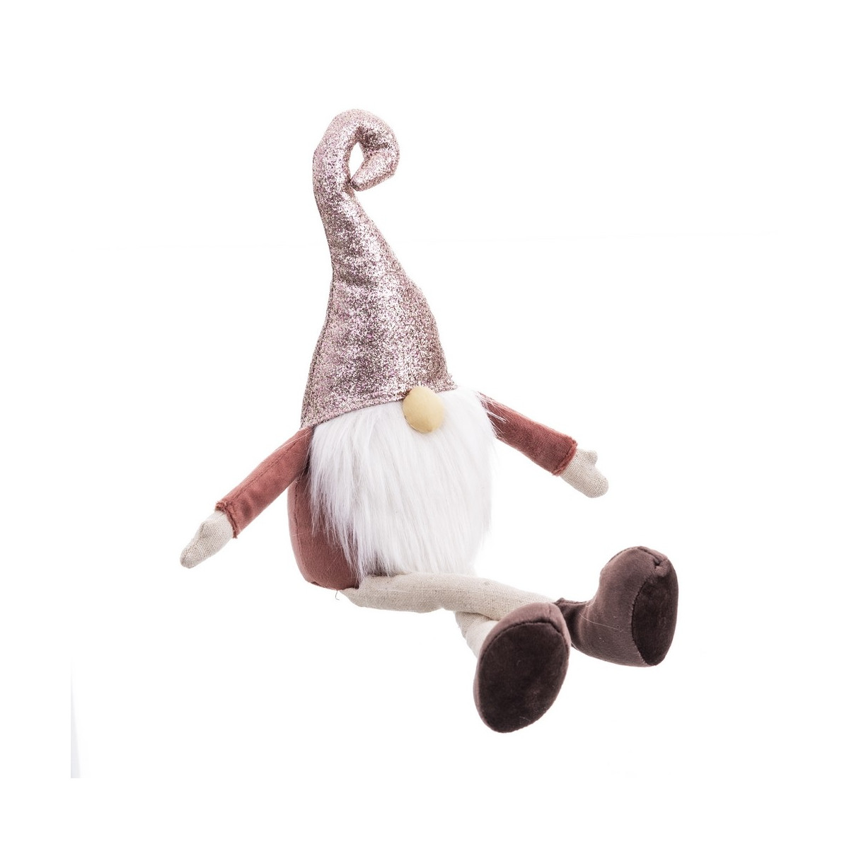 Papai Noel sentado tecido 40 cm