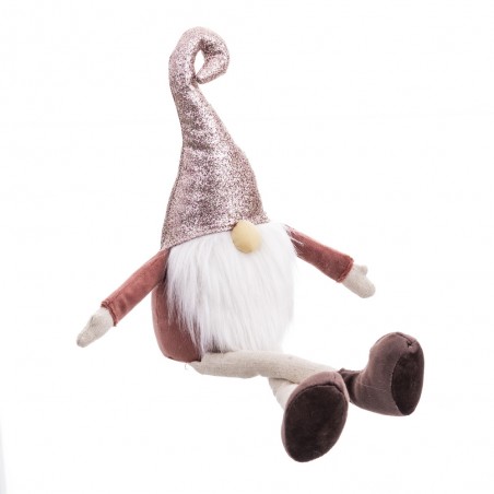 Papai Noel sentado tecido 40 cm