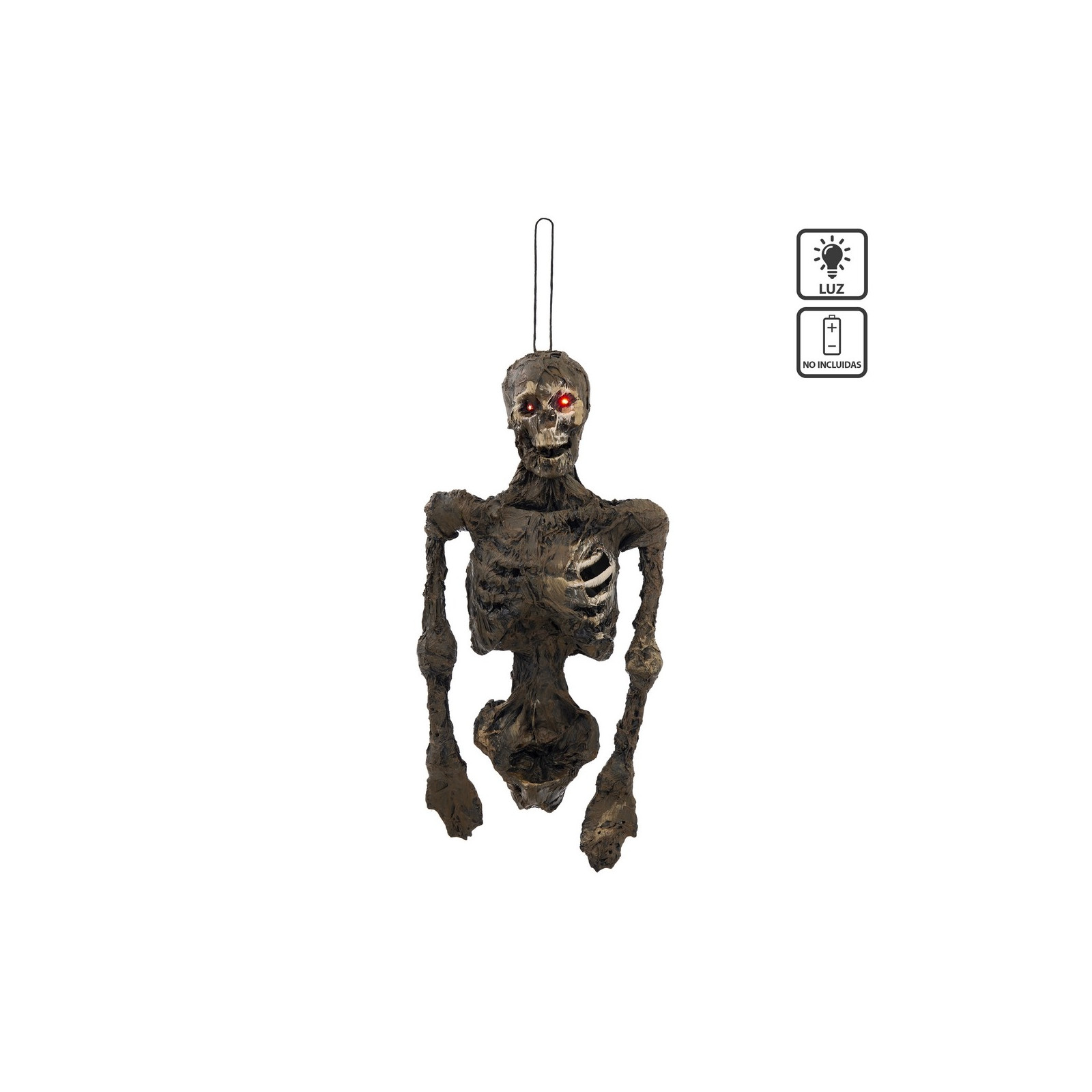 Esqueleto podre 28 x 13 x 55 cm