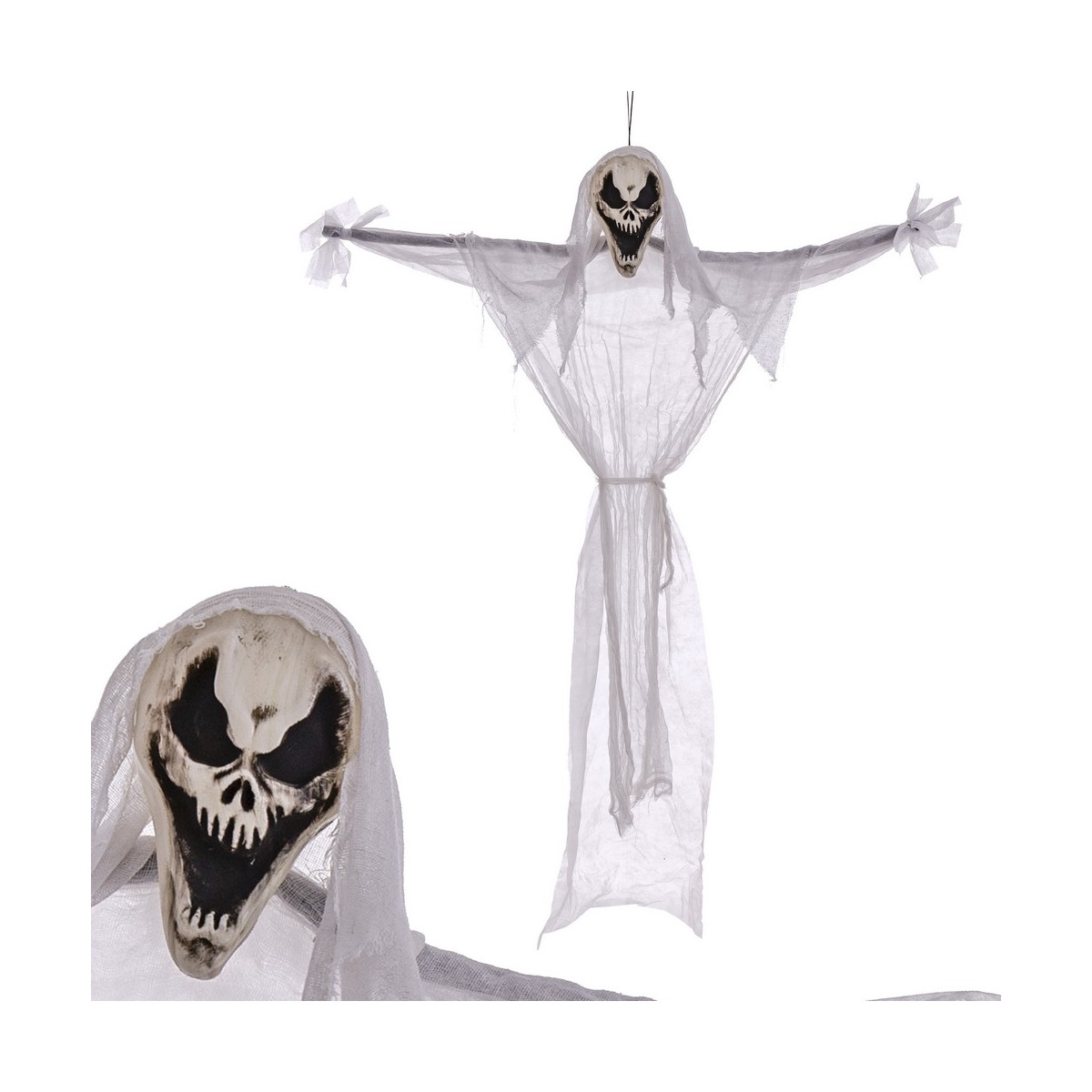 Fantasma com luz branca 120 x 12 x 156 cm