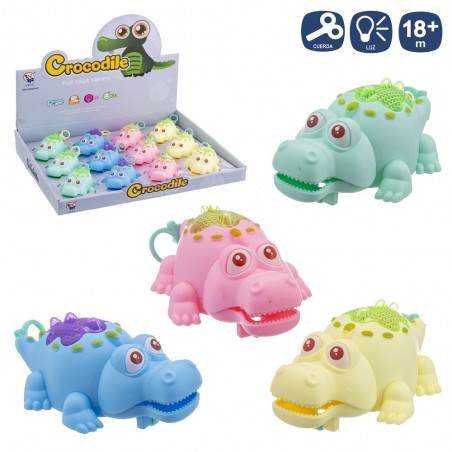 Crocodilo com luz 4 c 12 cm