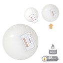 Vela bola perfumada branca 9 cm