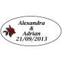 Adesivos de flores