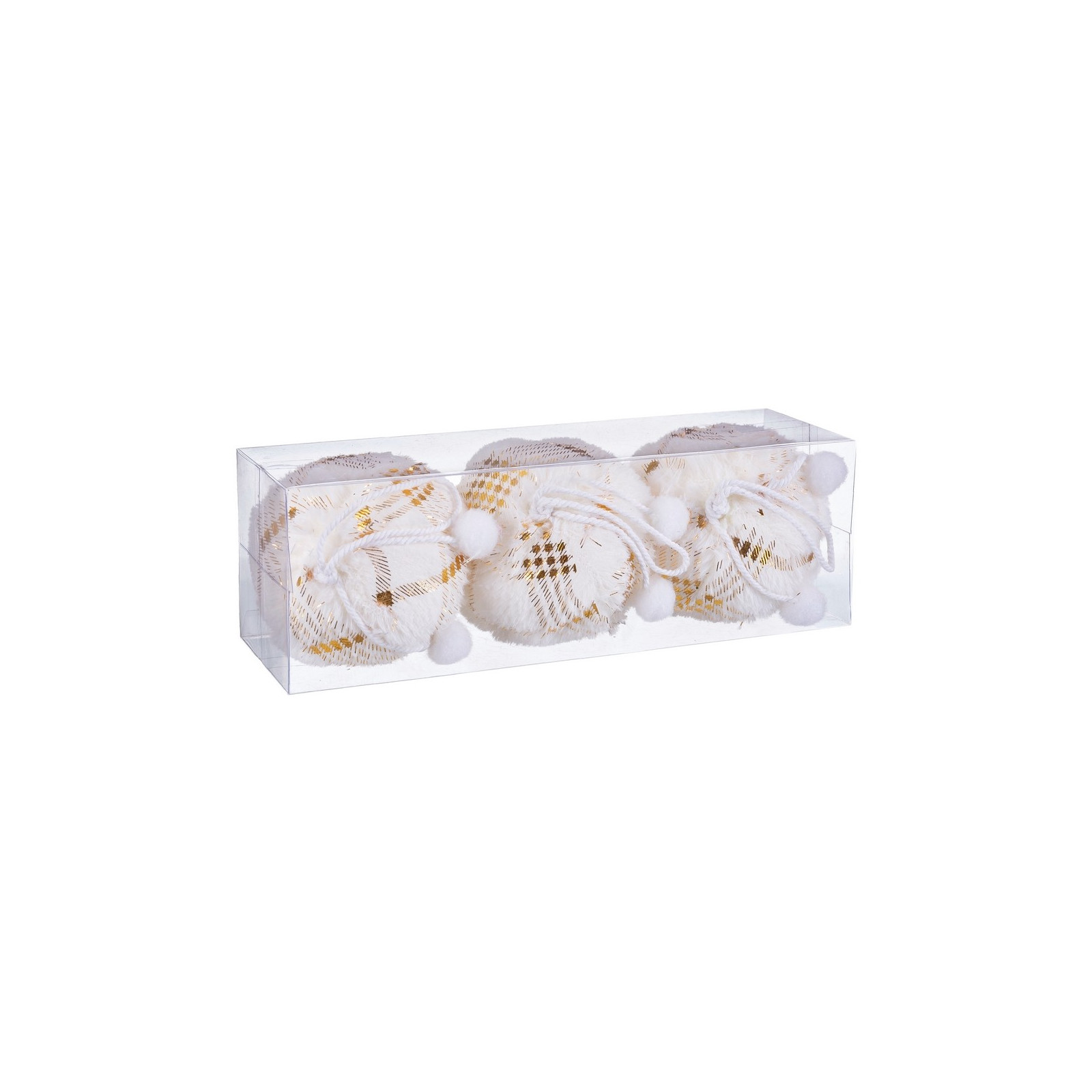 S 3 bolas quadrados foam ouro 8 x 8 x 8 cm