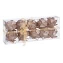 S 10 bolas abacaxi espuma ouro 6 x 6 x 6 cm