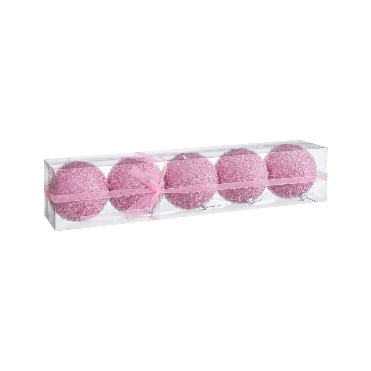 S 5 bolas de espuma rosa 10 x 10 x 10 cm