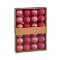 S 24 bolas de água plástico vermelho 3 x 3 x 3 cm