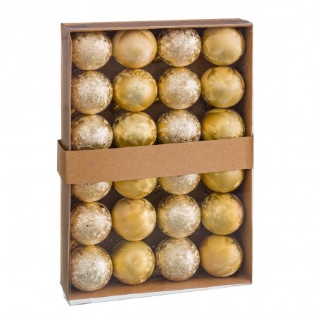 Bolas de água de plástico s 24 ouro 4 x 4 x 4 cm
