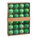 S 24 bolas de água plástico verde 4 x 4 x 4 cm