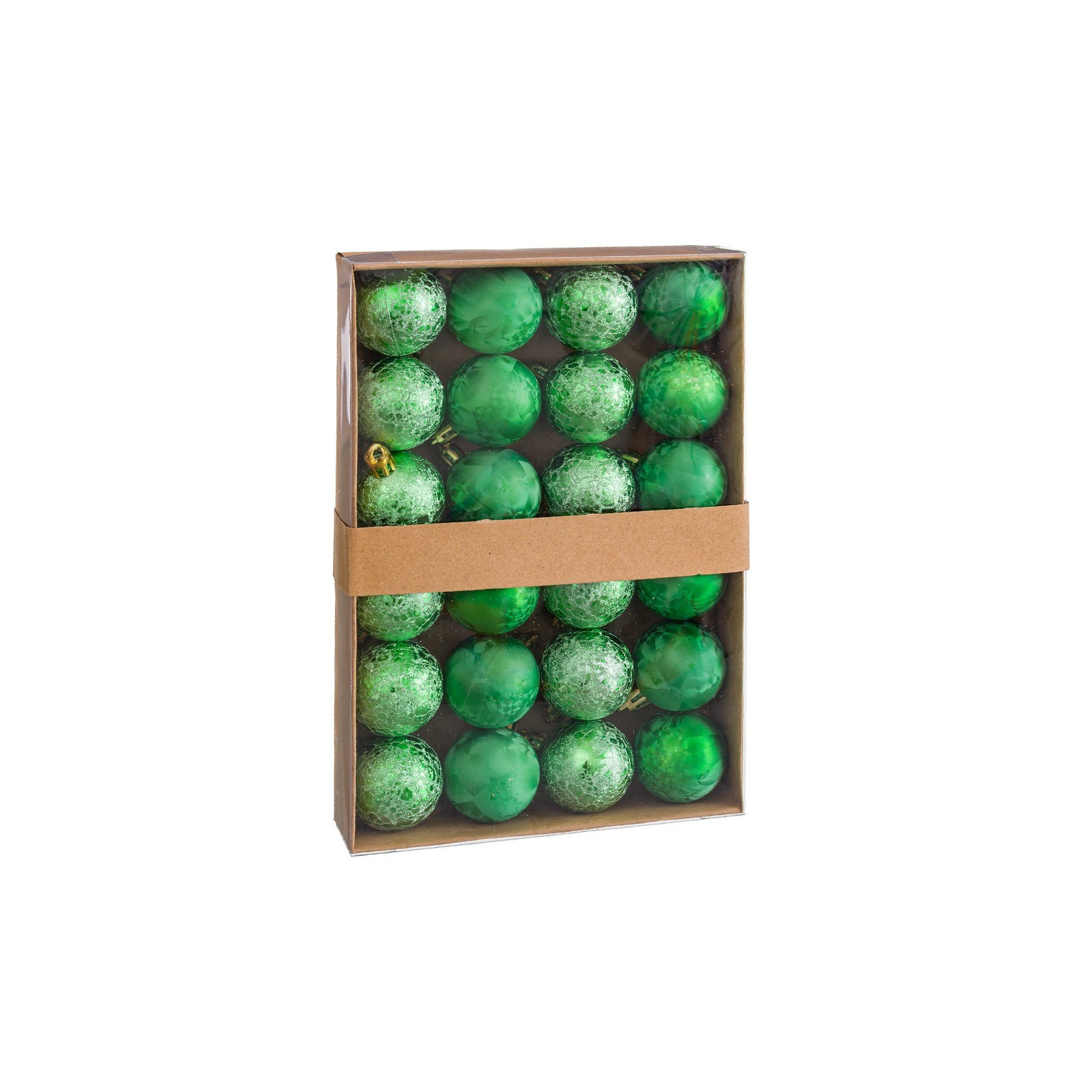S 24 bolas de água plástico verde 4 x 4 x 4 cm