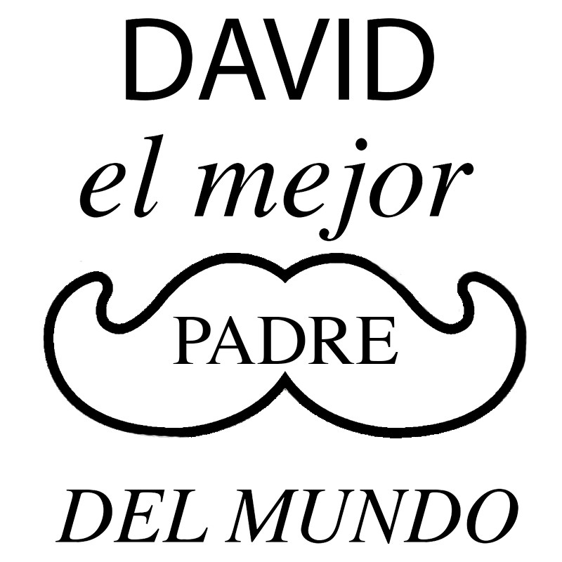Design de gravação a laser de bigode com frase personalizada