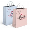 Bolsa de papel xl mamãe influenciadora 2c
