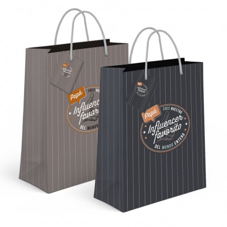 Bolsa de papel xl papai influencer 2c