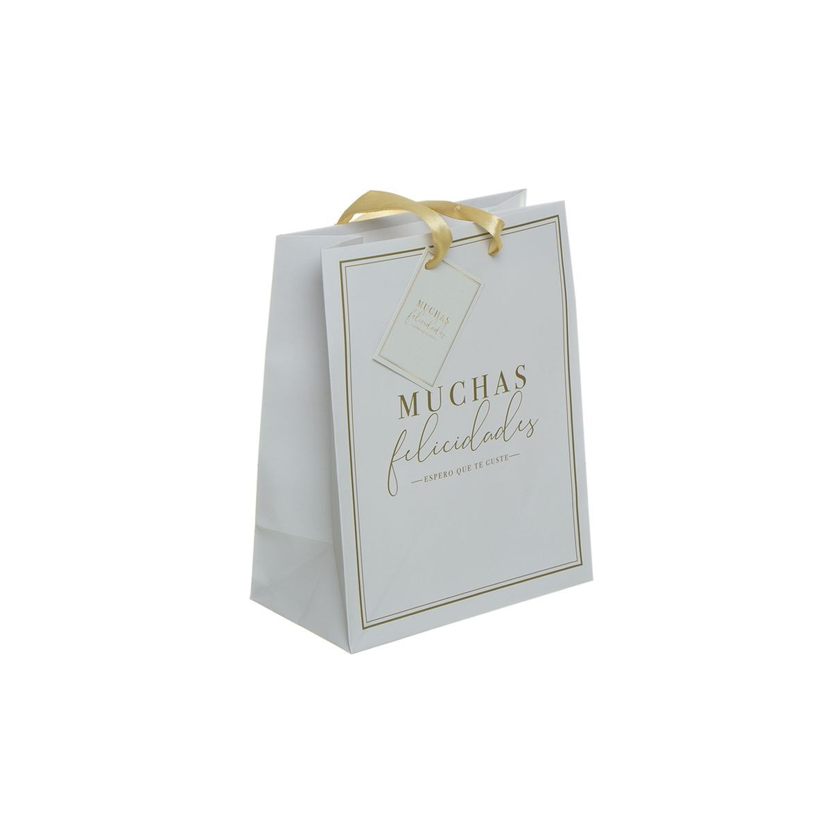 Bolsa de Papel Muitas Felicidades Elegância para seus Presentes Especiais