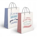 Bolsa de papel média para avôs e avós