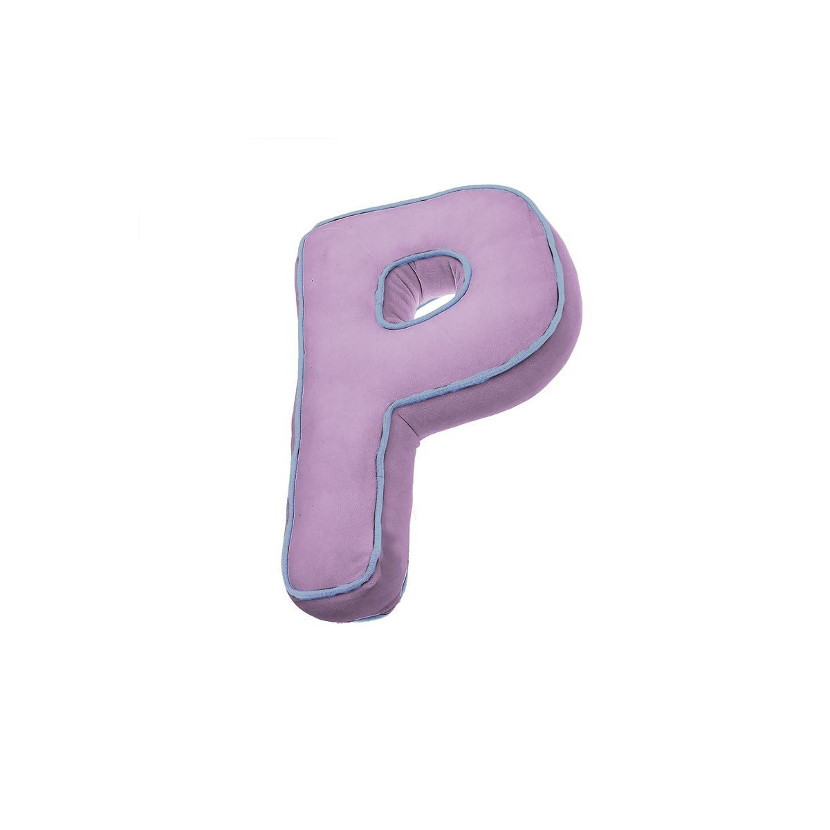 Almofada rosa letra p