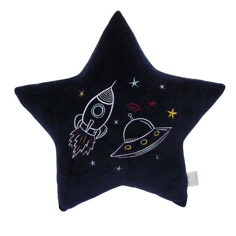 Almofada em formato de estrela de astronauta