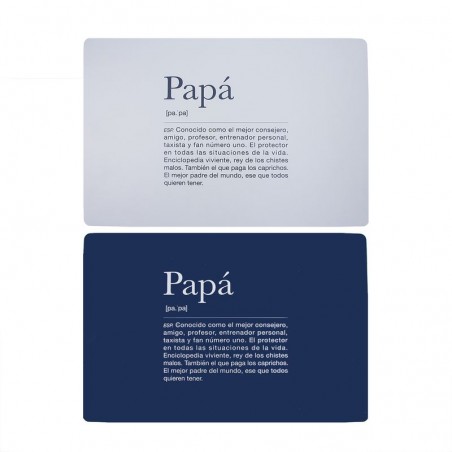 Toalha de mesa plástica papá 2c